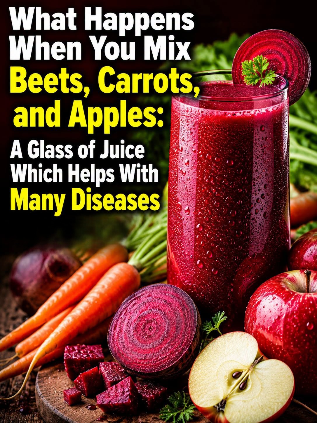 What Happens When You Mix Beets, Carrots, and Apples: A Glass of Juice Which Helps With Many Diseases